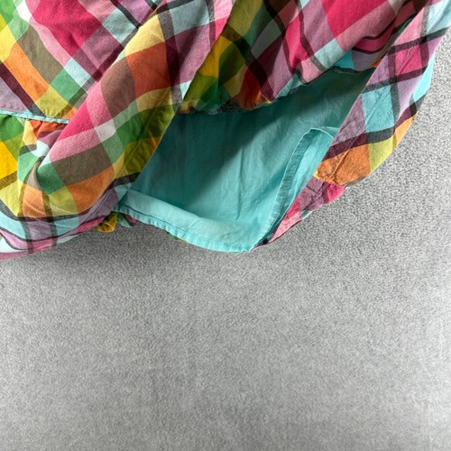 Gap Dress Girls Size Medium 8 Multicolor Plaid Sleeveless Shift Lined - Picture 6 of 11