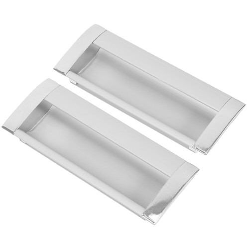 2St Aluminiumlegierung Schrank Schublade Türgriff Schrankgriffe Verdeckt