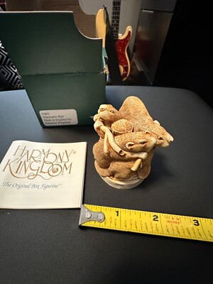 Harmony Kingdom Damnable Plot Beavers Figurine Marble Resin UK Made 