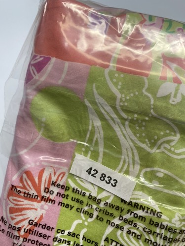 Lilly Pulitzer Girls Skirt Sz 8 Multicolor Patchwork Print Scalloped A-line VTG - Picture 9 of 9