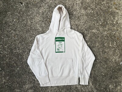 Adidas X Yoda Star Wars Hoodie Adult Extra Small Cream Hooded Sweatshirt  Fleece