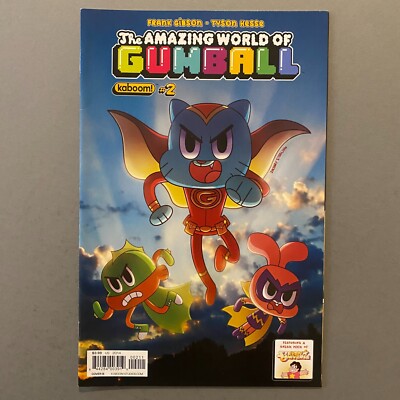 AMAZING WORLD OF GUMBALL 2 COVER B VARIANT STEVEN UNIVERSE PREVIEW 2014 KABOOM!
