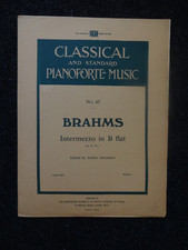 Johannes Brahms Intermezzo  for Piano in B Flat Op.76 No.4 ABRSM