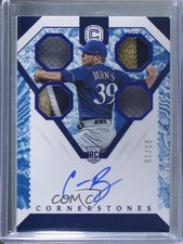 2019 Panini Chronicles Rookie Cornerstones Quartz 2/25 Corbin Burnes #3 Auto qf6