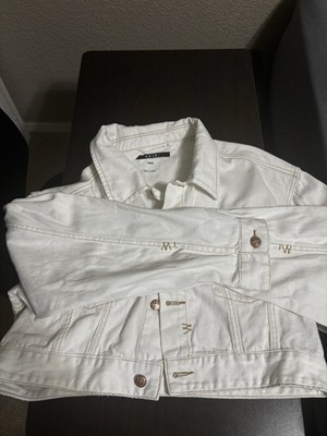 Ksubi Women's White Denim Jacket Sz Large