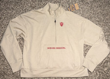 NEW Rivalry Threads Indiana Hoosiers NCAA Women's 1/2 Zip Pullover Small