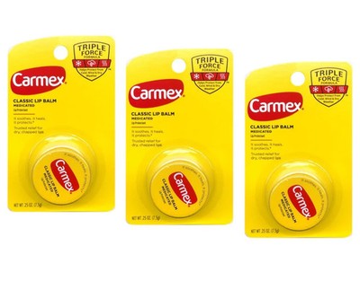 Carmex Classic Lip Balm Jar   3 CT | Only $15.99 - Free Shipping