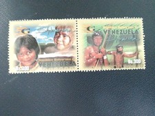Bolivie Natif Améridien 2 Valeurs Oblitéré 