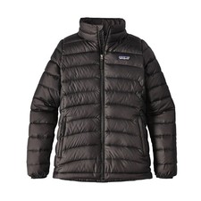 Patagonia Kids Unisex Black Down Sweater Jacket Medium 10