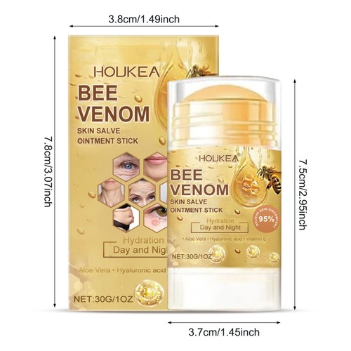 1-5Pcs Bee Venom Skin Salve Ointment Stick, Bee Venom Moisturizing Cream 30g - Picture 8 of 16