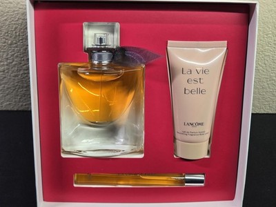 New Box Lancome La Vie Est Belle EDP Perfume & Body Lotion Set (2x 50 ml+10 ml)