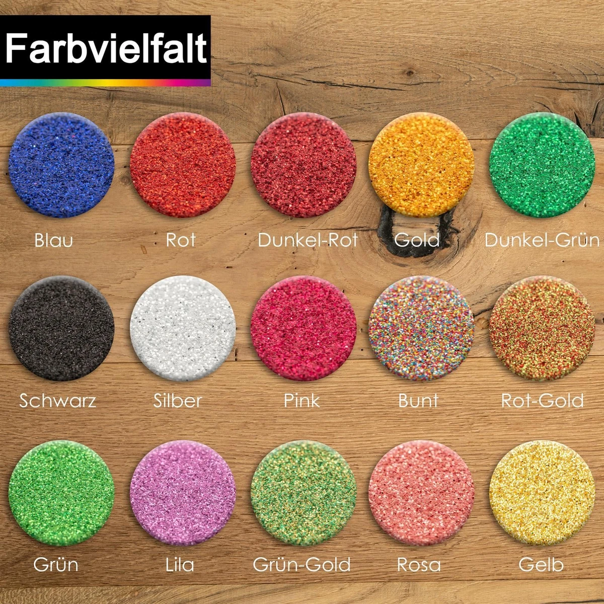 OfficeTree 30 Bögen Glitzer Moosgummi 2mm - 15 Farben - Moosgummi Platten A4