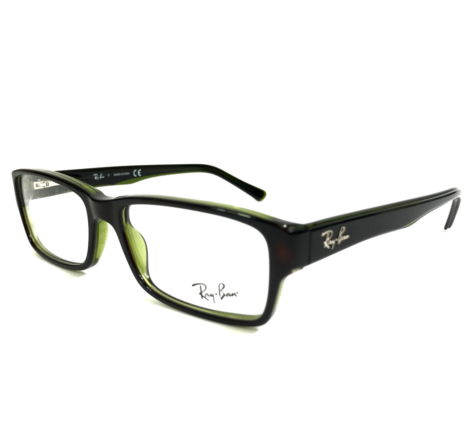 Ray-Ban Eyeglasses Frames RB5169 2383 Brown Havana Tortoise on Green 52-16-140