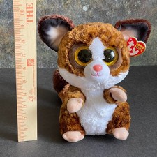 TY Beanie Boos Galago Monkey BINKY with Big Glitter Eyes 9 inch NWT