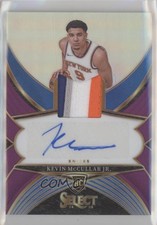 2024 Panini Select Rookie Jersey Purple Prizm 45/99 Kevin McCullar Jr Auto 14zh