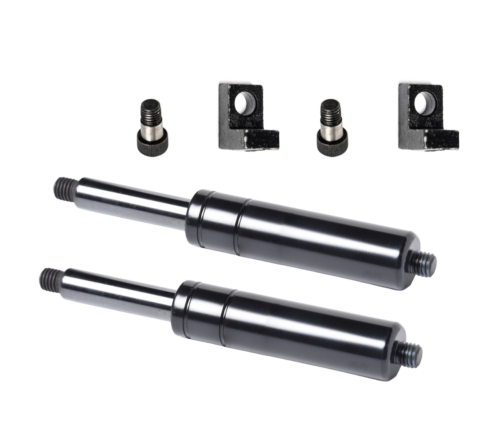 2x 650lbs Lambo door shocks 7.5" f vertical hinge lamborghini w L fitting & Bolt