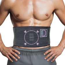 Abdomencare Umbilical Hernia Belt for Men  Women, Abdominal Binder L/XL