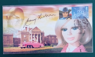 Thunderbirds / Lady Penelope 2004 Stamp Cover Signed by GERRY ANDERSON