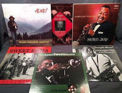 Jazz Vinyl Lot x6 Eddie Lockjaw Davis Harry Sweets Edison Chuck Mangione Bop