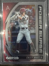 2020 Panini Prizm Draft Picks Power Surge Silver Prizm Casey Martin #PDP175