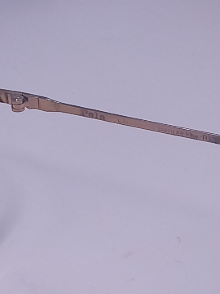 VTG POLO RALPH LAUREN CLASSIC VI 49/19/145 GOLD TORTOISE ROUND FRAMES ONLY  thumbnail 6