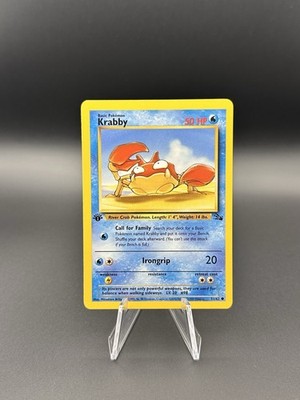 krabby fossil 1st Edition Common 51/62