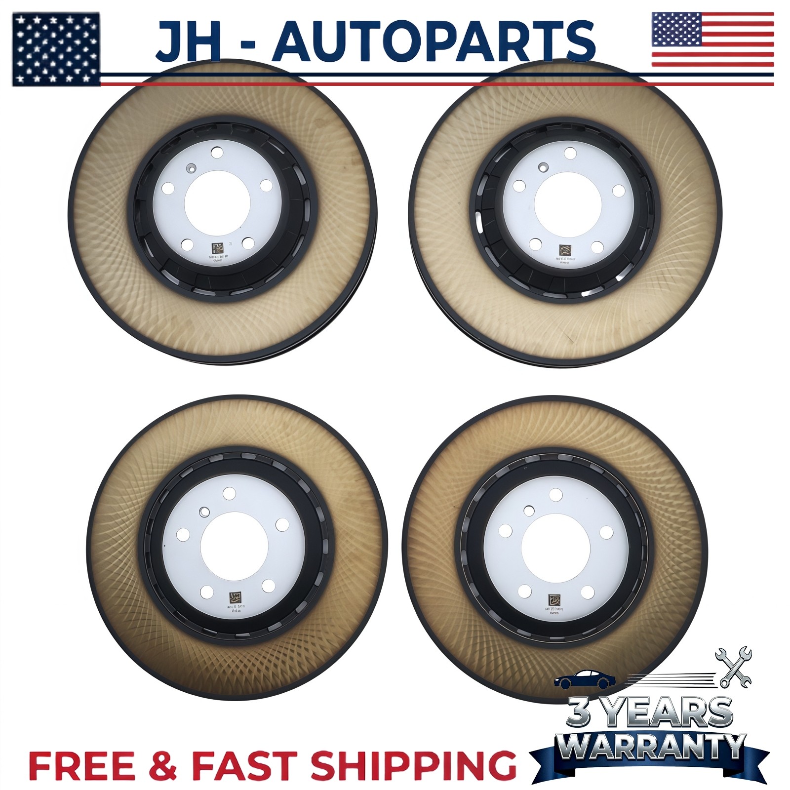 Bentley Bentayga Speed 2016-2023 Front Brake discs 4 pcs P/N 4M0615601N