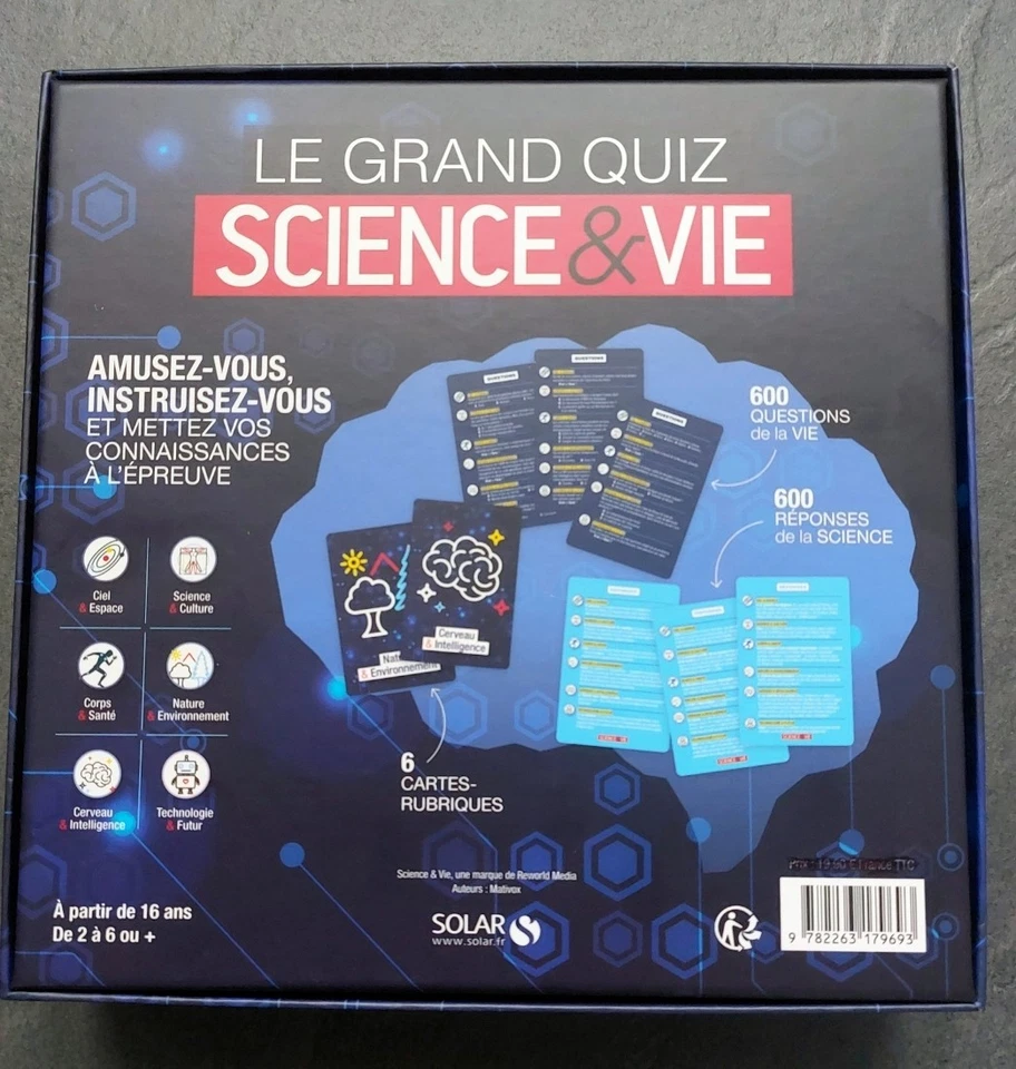 Jeu : Le Grand Quizz de Sciences & Vie - Photo 2/4