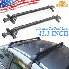 Car Top Roof Rack Cross Bar 43.3" with Lock For Nissan LEAF 2011-2022 2023 2024