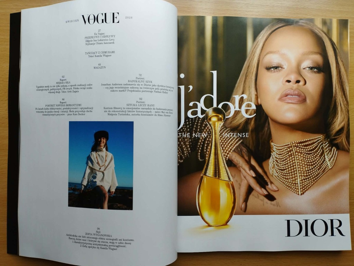 VOGUE Poland 4/2026, April 2026 ANGELIKA WIERZBICKA on cover Lu