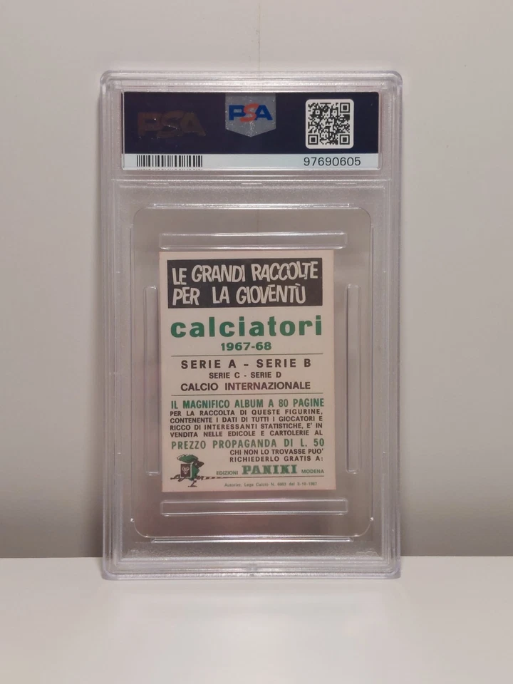 EUSÉBIO 1967-68 PANINI CALCIATORI PSA 4 Foto 2 de 2