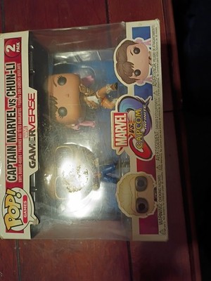 Funko Pop! Vinyl: Marvel - MvC- 2 Pack- Captain Marvel/Chun-Li-x100