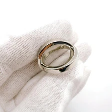 Hermes Silver Cosmos Scarf Ring Jewelry Accessories Used