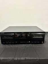 Sony TC-WA9ES Dual Cassette Deck Rare Dolby S FOR PARTS or REPAIR READ Desc 