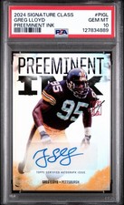 2024 TOPPS SIGNATURE CLASS PREEMINENT INK #PIGL GREG LLOYD PSA 10