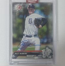 Topps Archives Signature Series Matt Manning Autograph #20BBP-99 29/99 Tigers