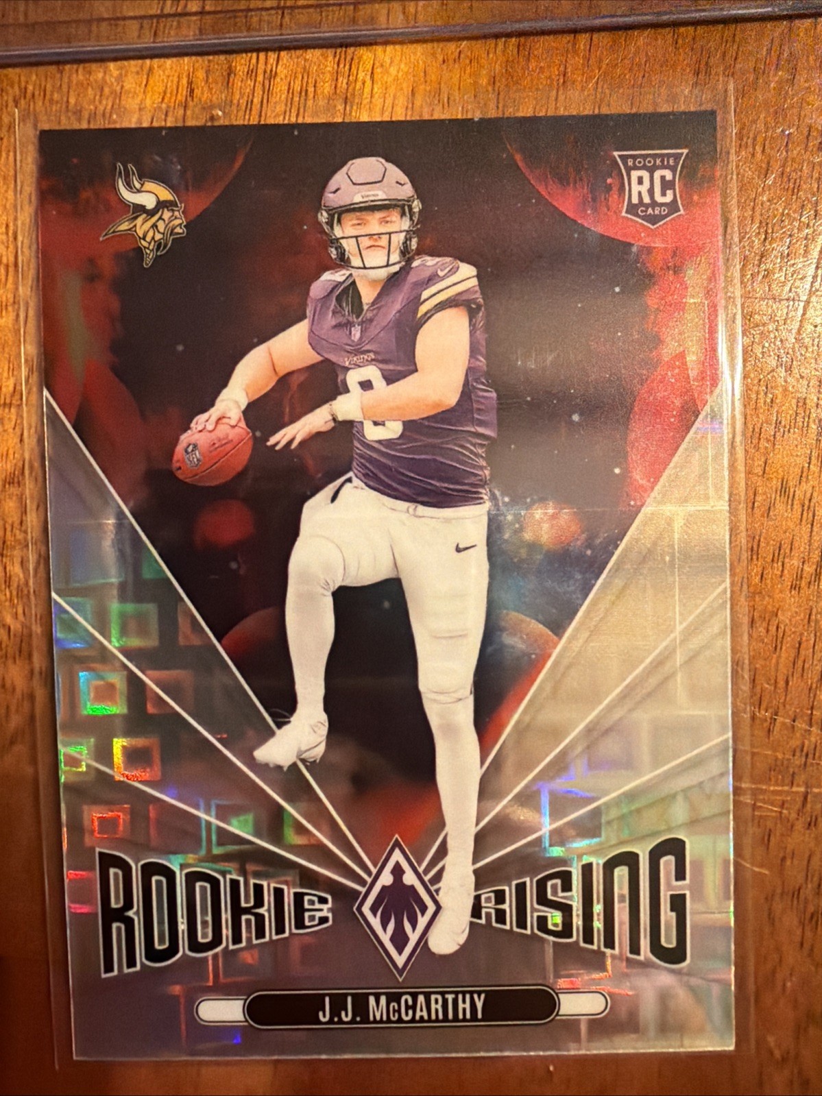 2024 Panini Phoenix - Rookie Rising J.J. McCarthy #RR-JMY Pandora (RC)