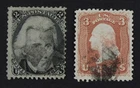 CKStamps: US Stamps Collection Scott#87 88 2c 3c Used