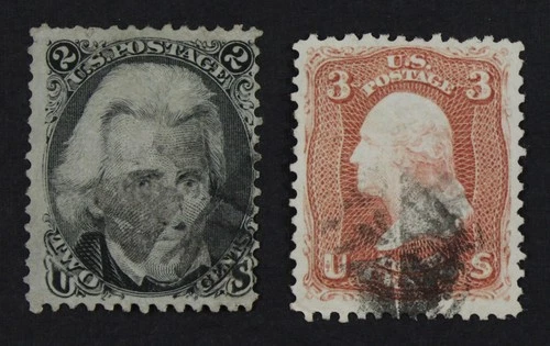 CKStamps: US Stamps Collection Scott#87 88 2c 3c Used