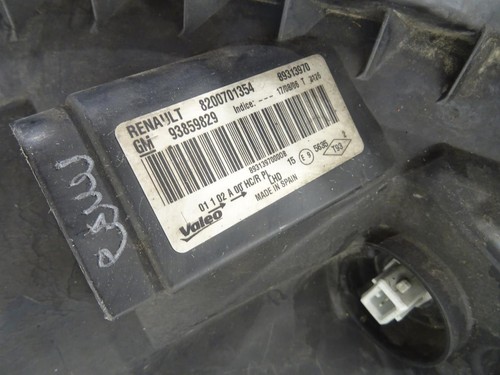 KOPLAMPGLAS LINKS Renault Trafic New (JL) 8200701354 - Afbeelding 4 van 5