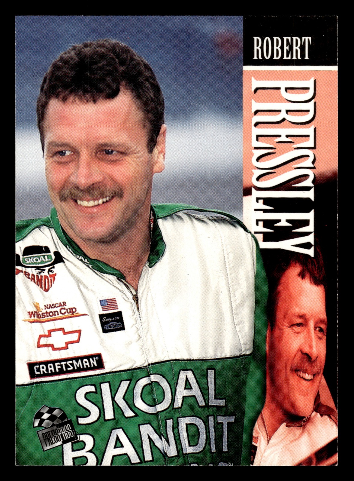 Robert Pressley 1995 Press Pass #69 J&J Racing