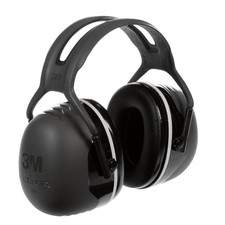 PELTOR Cuffie Auricolari Serie X, X5A Cuffia Temporale, 37 Db, Nera