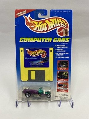 Hot Wheels Computer Cars Rigor-Motor Interactive Collector Disk 1:64 Diecast