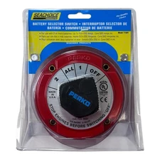 Seachoice 11501, Perko Battery Selector Switch 50V-250 Amps, NEW