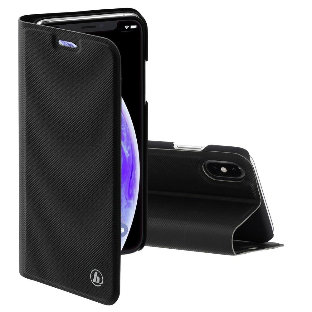 Брошюра HAMA Slim Pro для Apple iPhone X/Xs, Schwarz (00184266) #1907187