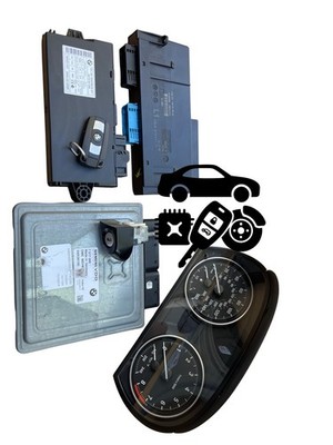 BMW E90 E92 328i ECU CAS KEY SET DME MSV80 KOMBI CLUSTER BODY MODULE KIT OEM