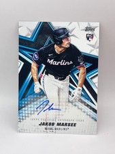 2026 Topps Series 1- Jakob Marsee Baseball Stars Auto Florida Miami Marlins RC