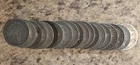 ROLL OF 20 MORGAN SILVER DOLLARS – MIXED DATES – BELOW MELT