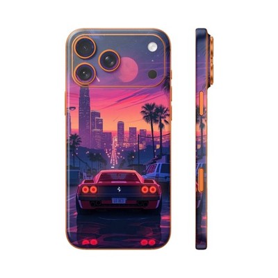 Phone Skin/Phone Wrap For iPhone, Samsung, Android 3D Embossed Skin Sports Car