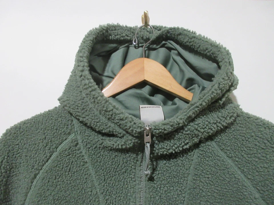 Sudadera con Capucha Talla 2XL The North Face Y2K Verde Mujer Sherpa Polar Media Cremallera Pullover Foto 3 de 4